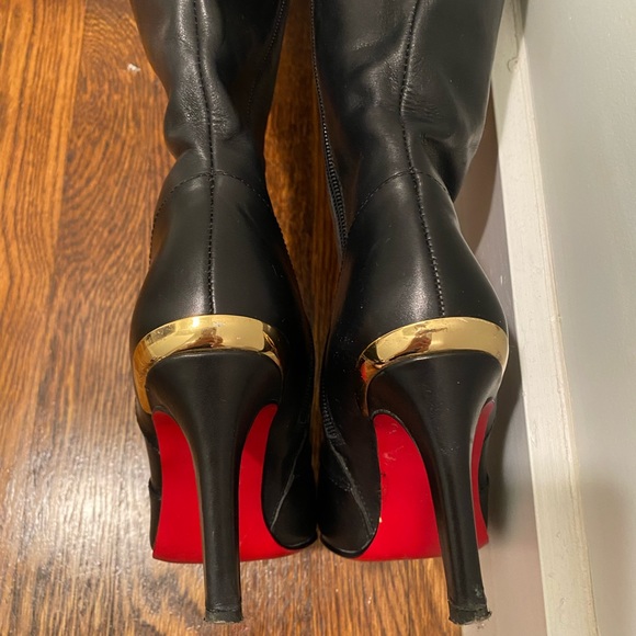 Staccato brand leather knee high boots - Picture 4 of 9